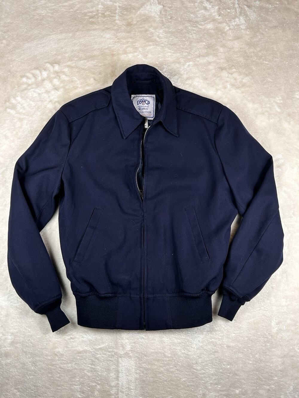 Vintage DSCP Wings Collection US Military Jacket Men's Size 40R Navy Blue